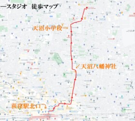 ピアノスタジオ シンフォニア - リハーサル|レコーディング|ライブ配信|演奏動画撮影・収録|音楽教室 13 徒歩マップ